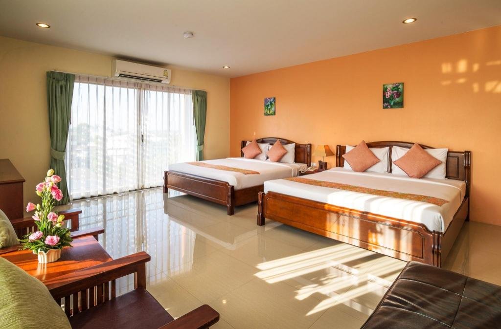 Family 4 Pax - Room plan, Krabi Phetpailin Hotel in Krabi